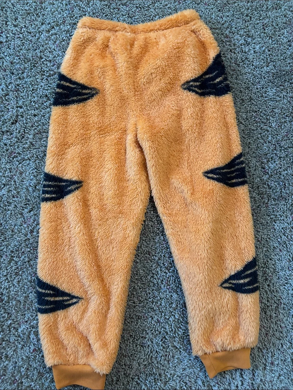 Disney Winnie the Pooh Tigger Kids Fuzzy Two-Piece Pajama Costume - Sz 5/6 NWT